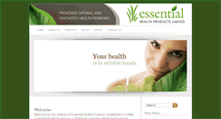 Desktop Screenshot of essentialhealthproducts.co.uk